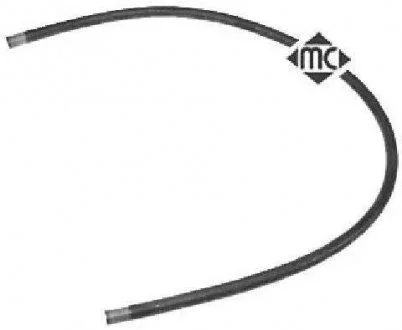 Патрубок радиатора Metalcaucho 08675