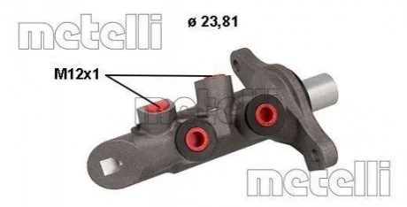 Циліндр гальмівний головний Metelli 05-0876