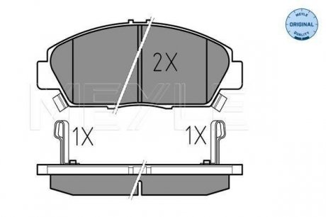 Колодки тормозные (передние) Honda Accord V 92-98/Prelude III/IV/V 86-01/Rover 600 93-00 MEYLE 025 218 7918/W (фото 1)