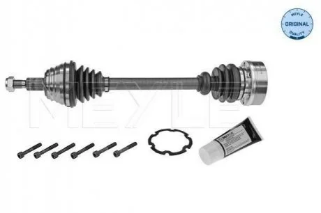 Піввісь (передня) Audi A3/Seat Leon/Skoda Octavia/VW Bora/Golf IV 1.9D 96-10 (L) (557mm) MEYLE 100 498 0147