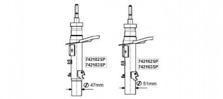 Амортизатор передній MON742183SP MONROE 742183SP (фото 1)