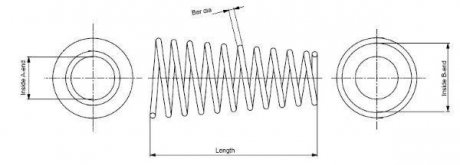Пружина MONROE SP3524