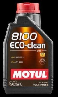 Олива для двигуна 8100 ECO-CLEAN 5W30 1L MOTUL 101542