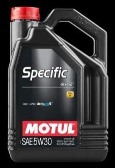 Олива для двигуна SPECIFIC DEXOS2 5W30 5L MOTUL 102643