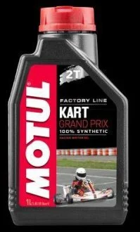 Олива для 2-х тактних двигунів карток 100% синтетична естерова 303001/KART GRAND PRIX 2T (1L)/100015=105884 MOTUL 303001 / 105884