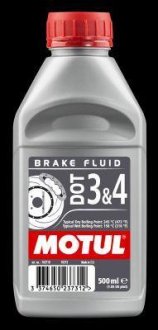 Гальмівна рідина 100% синтетична 807910/ DOT 3&4 (0,5L)/102718 MOTUL 807910 / 102718