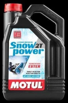 Олива для 2-х тактних двигунів Technosynthese естерова 812207/SNOWPOWER 2T (4L)/101021=105888 MOTUL 812207 / 105888