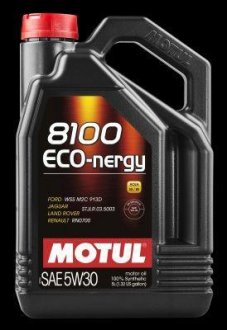 Олива моторна 100% синтетична д/авто 812306/8100 ECO-NERGY SAE 5W30 (5L)/102898 MOTUL 812306 / 102898