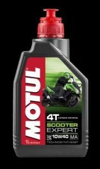 Олива для 4-х тактних двигунів Technosynthese 831901/SCOOTER EXPERT 4T SAE 10W40 MA (1L)/101257=105960 MOTUL 831901 / 105960