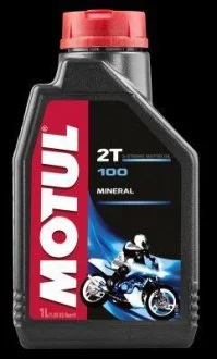 Олива для 2-х тактних двигунів мінеральна 837511/100 2T (1L)/104024 MOTUL 837511 / 104024