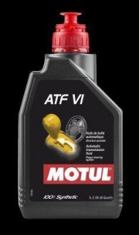 Трансмісійна 100% синтетична рідина 843911/ATF VI (1L)/103217=105774 MOTUL 843911 / 105774