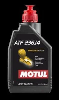 Трансмісійна 100% синтетична рідина 845911/ATF 236.14 (1L)/103784=105773 MOTUL 845911 / 105773