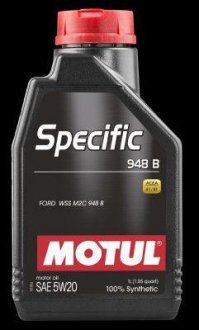 Олива моторна 100% синтетична д/авто 867311/SPECIFIC 948 B SAE 5W20 (1L)/104422=106317 MOTUL 867311 / 106317