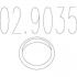 Монтажне кільце вихлопної системи (D (внутр.) - 54 мм; D (наружн.) - 68,5 мм; Висота - 14,5 мм) MTS 02.9035 (фото 1)