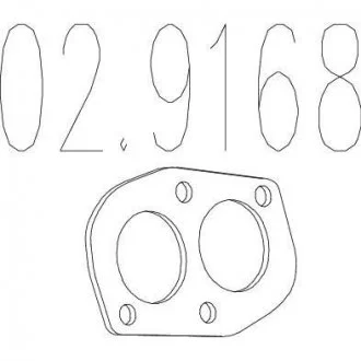 Монтажное кольцо выхлопной системы MTS 02.9168