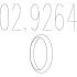Монтажне кільце вихлопної системи (D (внутр.) - 46,2 мм; D (наружн.) - 59 мм; Висота - 13,5 мм) MTS 02.9264 (фото 1)