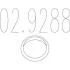 Монтажне кільце вихлопної системи (D (внутр.) - 58 мм; D (наружн.) - 72 мм; Висота - 10 мм) MTS 02.9288 (фото 1)
