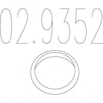 Монтажное кольцо выхлопной системы MTS 02.9352