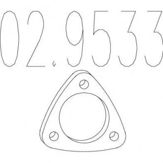 Монтажне кільце вихлопної системи MTS 02.9533