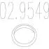Монтажне кільце вихлопної системи (D (внутр.) - 56,4 мм; D (наружн.) - 72,2 мм; Висота - 16 мм) MTS 02.9549 (фото 1)