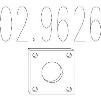 Монтажне кільце вихлопної системи MTS 02.9626