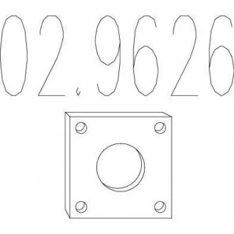 Монтажное кольцо выхлопной системы MTS 02.9626