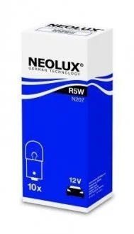 Лампа Neolux R5W 12V 5W BA15S NEOLUX N207