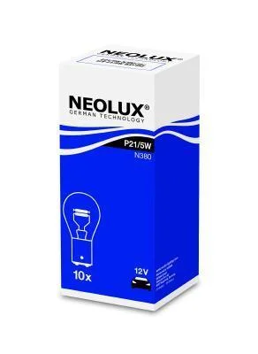 Лампа Neolux P21/5W 12V 21/5W BAY 15d NEOLUX N380 (фото 1)