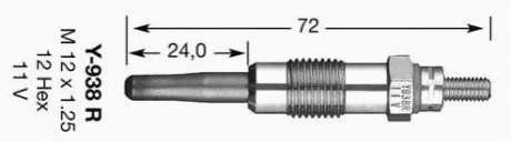 Свеча накаливания NGK 5267 (фото 1)