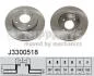 Тормозной диск NIPPARTS J3300518 (фото 1)