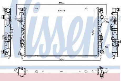 Радіатор NIS NISSENS 637642