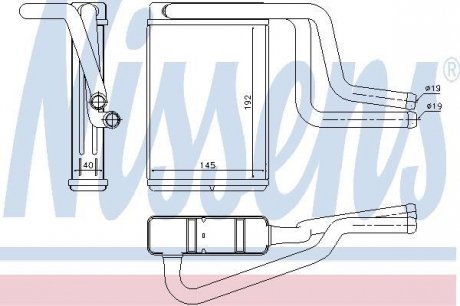 Отопитель NISSENS 71744