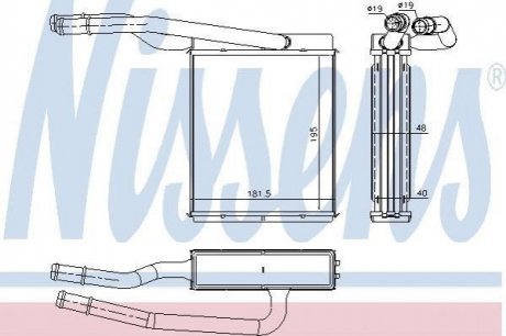 Печка FD FOCUS I(98-)1.4 EFi(+)[OE 1062256] NISSENS 71746