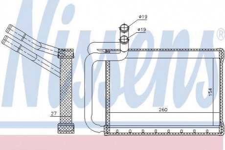 Пічка HY H1(07-)2.4 i 16V(+)[OE 971384H000] NISSENS 77635