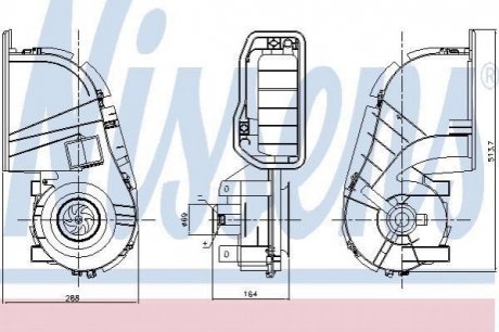 Вентилятор салону NIS NISSENS 87394