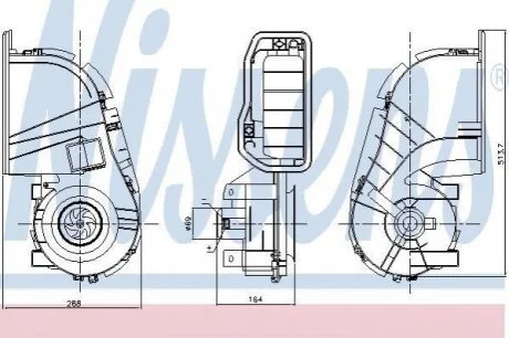 Вентилятор салону NIS NISSENS 87394
