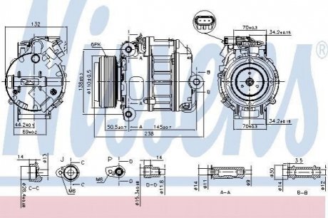 Компресор кондиціонера NIS NISSENS 890037