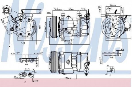 Компресор кондиціонера NIS NISSENS 890041