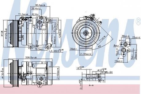 Компресор NISSENS 890371