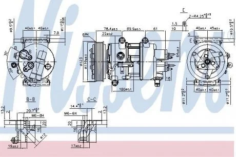 Компресор кондиціонера First Fit NISSENS 89201