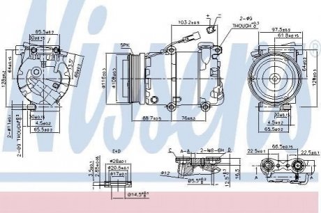 Компресор кондиціонера NIS NISSENS 89234