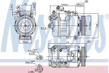 Компресор кондиціонера First Fit NISSENS 89417