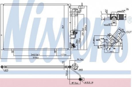 Конденсер кондиціонера NISSENS 940531