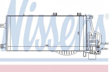 Конденсер кондиціонера NISSENS 94548