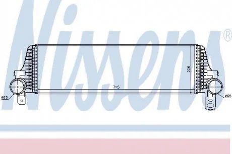 Радіатор інтеркулера NISSENS 96571