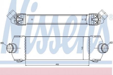 Интеркулер FD TRANSIT(06-)2.2 TDCI(+)[OE 1371241] NISSENS 96641