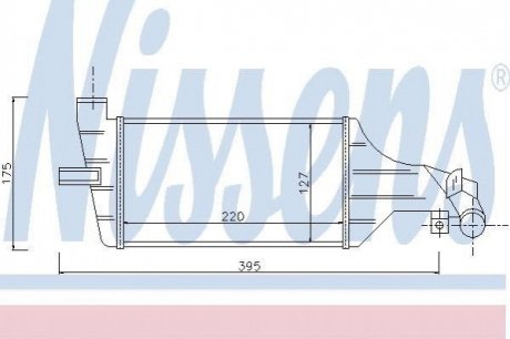 Радіатор наддуву NISSENS 96789