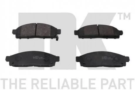 Гальмівні колодки дискові перед. Mitsubishi Pajero/L200 2.5TDI 01 07.01- NK 223033