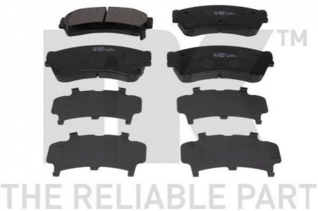 Гальмівні колодки перед. Mazda 6 1.8, 2.0 MRZ 07- NK 223255