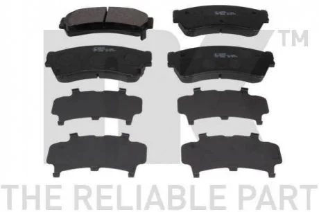 Гальмівні колодки перед. Mazda 6 1.8, 2.0 MRZ 07- NK 223255